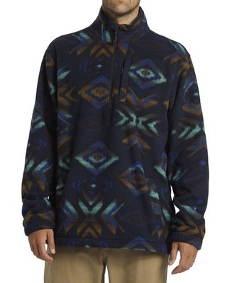 Billabong Boundary Mock Neck Men's Sweater, Navy, Small