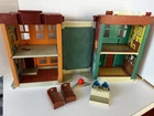Vintage 1974 Fisher Price Little People Play Family Sesame Street House #938