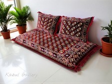 3 Tlg. Matratze Kissen orient Sitzecke Bodenkissen Sitzgruppe Toshak beig23 توشک