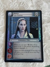Arwen, Lady Undomiel - 3R8 - Lámina casi nueva sin jugar - LoteR Realms of the Elf Lords TCG