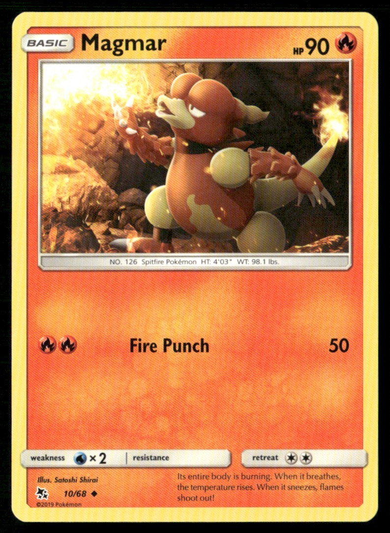 2019 Sun & Moon Series - McDonald's Collection (2019 FR) Magmar Common #10