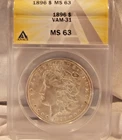 1896-P   MORGAN DOLLAR  *BRILLIANT WHITE*   MS-63   VAM-31   NONE HIGHER GRADED