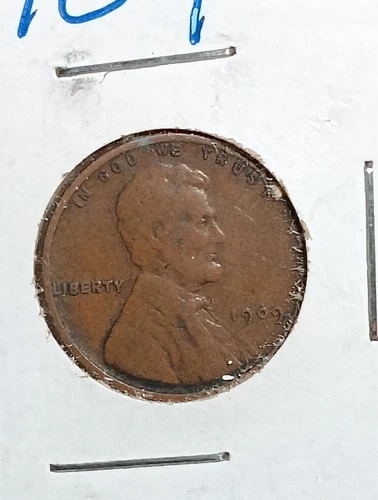 1909 VDB Lincoln Wheat Cent Penny Item A10E2