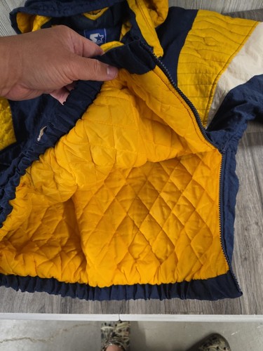 Vintage Starter Jacket Adult Size L Large University of Michigan Wolverines READ - Picture 8 of 21