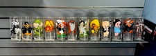 Lot of 12 Vintage 1973 Pepsi Looney Tunes Glasses, Cups Warner Brothers