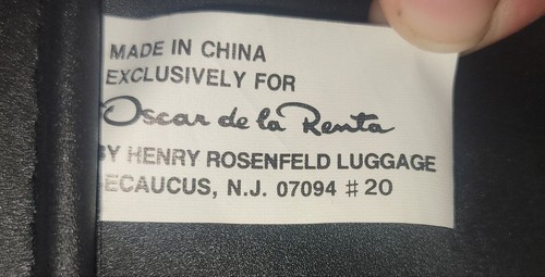 Vintage Oscar de la Renta Garment travel bags - Picture 12 of 14