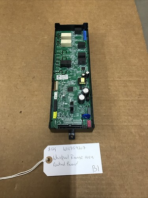 #ad W10759207 Whirlpool Range Oven Control Board. Tested 60 Day Warranty $110.00