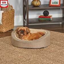 Extra Small Orthopedic Pet Bed Foam Bolster Nesting Dog Cat Comfortable Washable