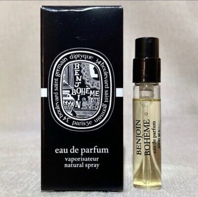 DIPTYQUE Benjoin Boheme Eau de Parfum Sample Spray .06 fl oz/2ml NEW IN BOX