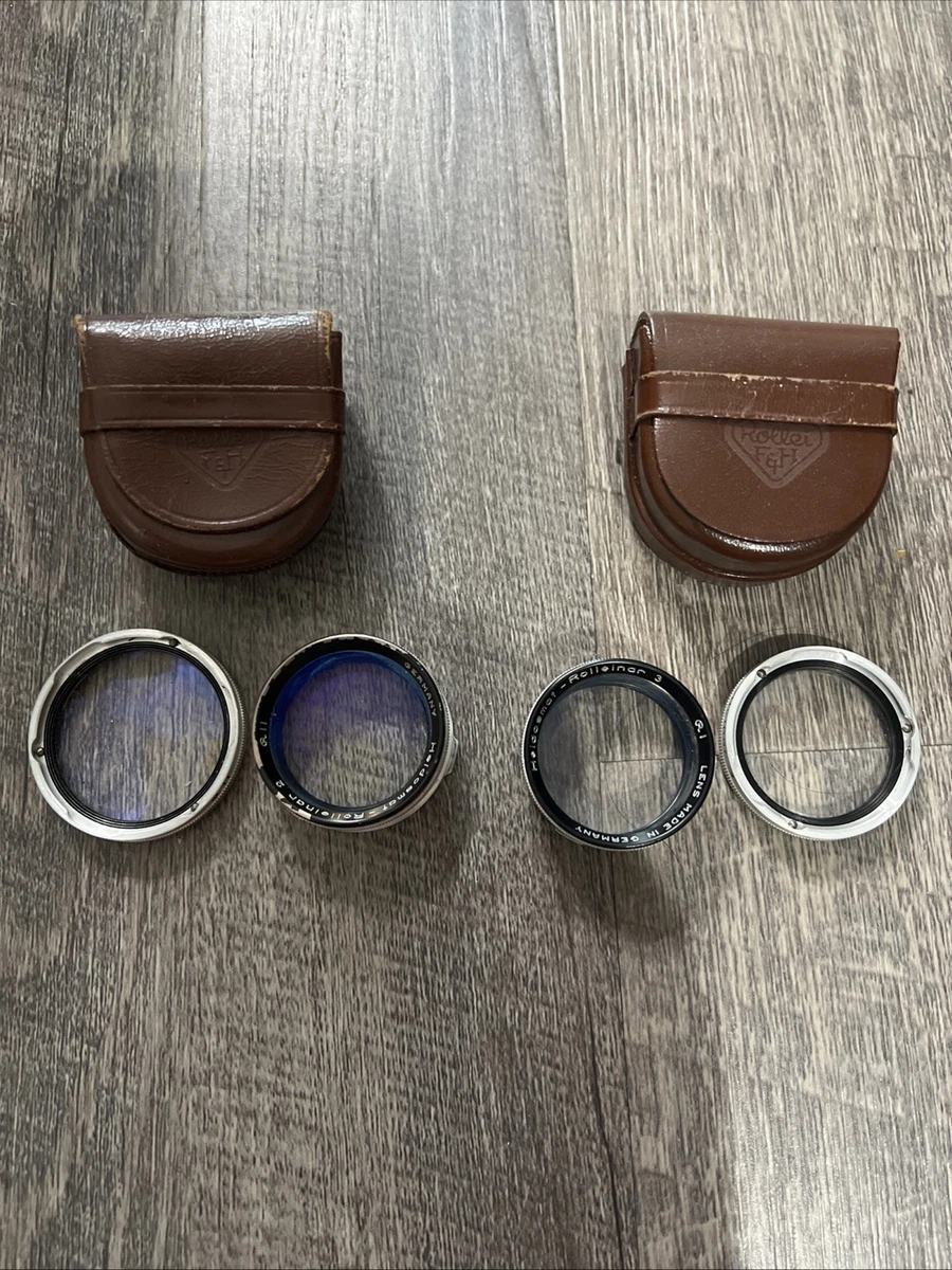 Étui à Filtre Rolleiflex Pour R1 – Bay 1, Tessar 3.5 T, Rolleicord, état Correct