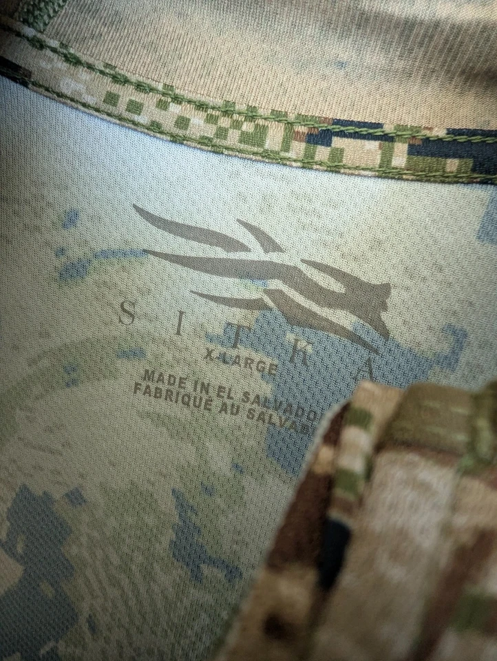 Sitka Core Lightweight Hoodie Mens XL Optifade Subalpine Half Zip 10066-SA NWT - Image 4 of 4