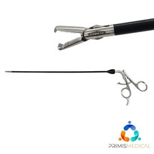 Elmed 2745-25/06 5mm Insulated Snake Tooth Grasping Forceps w/ Handle 18-3/4"
