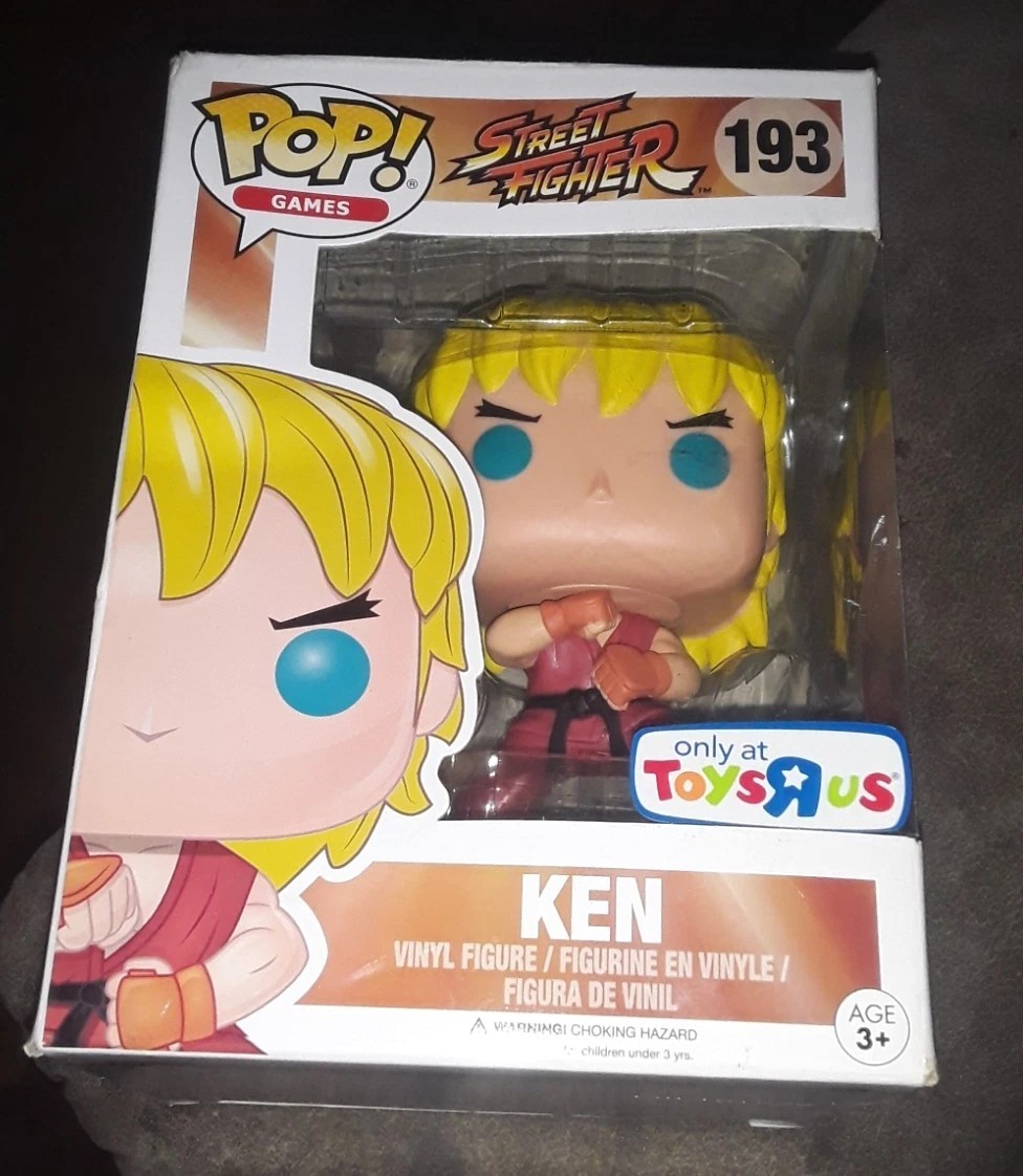 Street Fighter "Ken" Funko Pop #193. Cool  Video Game Collec