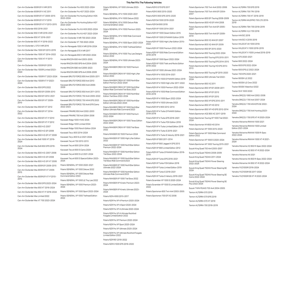 Neumático Tusk TriloBite HD 8 capas 29x9-14 para ARCTIC CAT Prowler 700 HDX XT 2015-2017 Foto 3 de 4