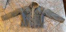 Levi's Distressed Men's Vintage Type III Trucker Small e Denim Jacket 70505-218