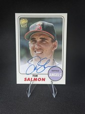Topps Archives 1968 Fan Favorite Autographs Tim Salmon #68FF-TSA Angels