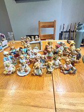 Cherished Teddies Multicolour Teddy Bear Figurine Set Bear Lot