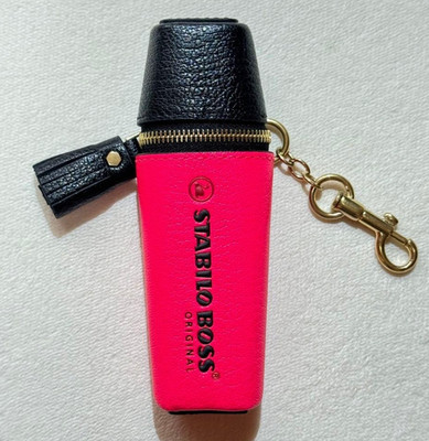 Anyya Hindmarch Stabilo Boss Original Bag Charm Key Ring Pink Unused From Japan