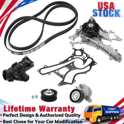 For Mercedes-Benz E350 C207/A207/W212 2012-2016 Water Pump Belt Drive Kit 3.5L