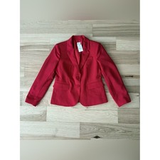 J. Crew Women's Scarlet Single-Breasted Tailored Blazer Size 6 Petite