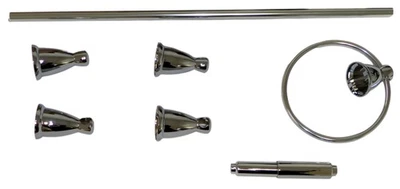 FRANKLIN BRASS KIN3PC-PC Kit Accessoires Salle De Bain 3 Pièces Chrome Poli - Photo 1/4