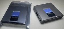 TWO UNITS Linksys PAP2  Adapter w/ 2 Ports VOIP service start Kit FAST FREE SHIP
