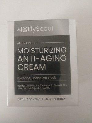 Moisturizing Anti-Aging Cream for men by ElySeoul (1.7 oz.) Hyaluronic Acid