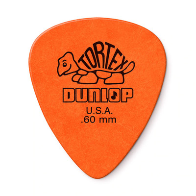 Dunlop 418P060 Tortex Standard Player's 12-Pack Guitar Picks