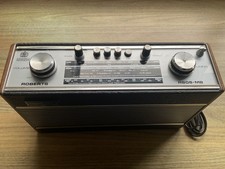 Roberts R606-MB Am / Fm mains battery radio in black working