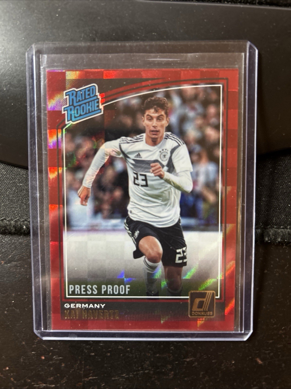 2018 Donruss Press Proof Red Kai Havertz ROOKIE RC #191 Bb