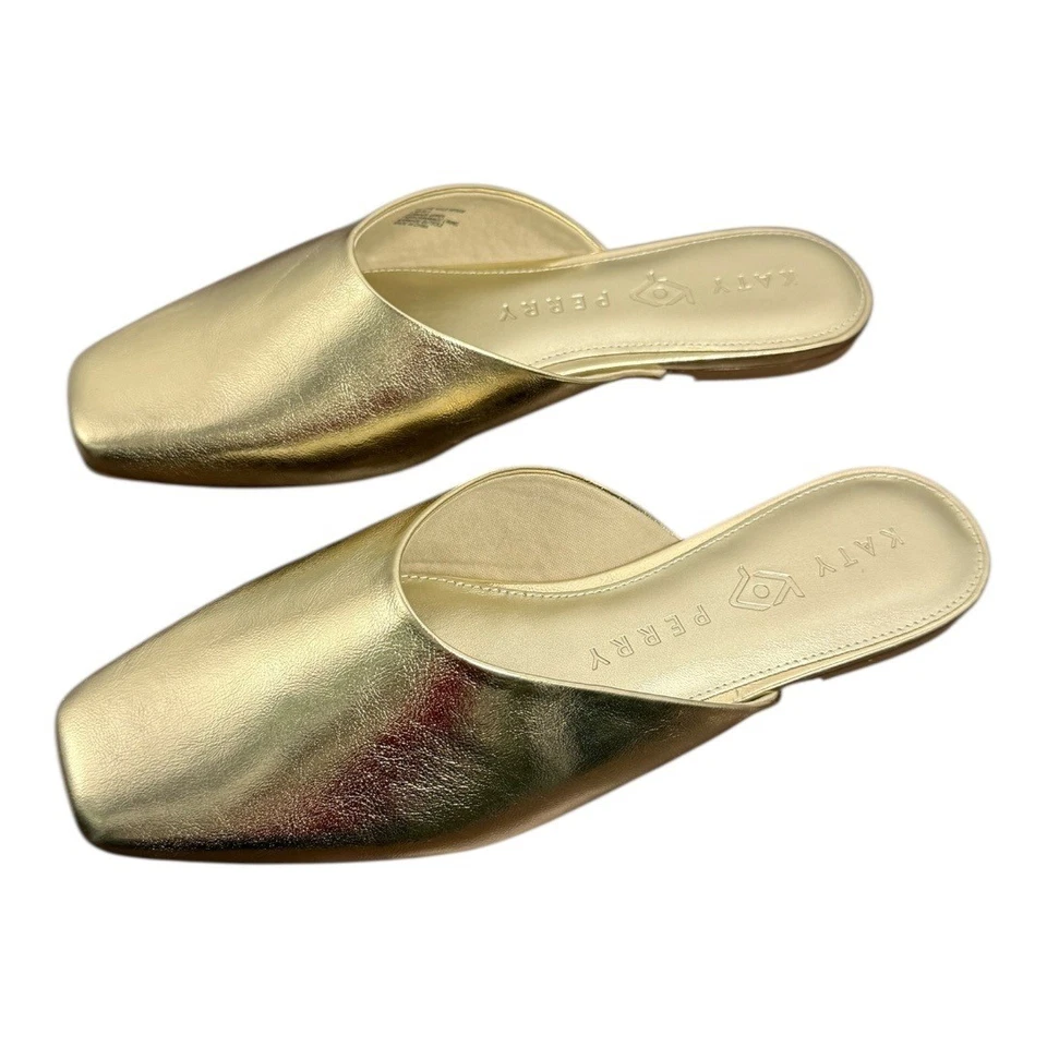 Katy Perry The Evie Mule Champagne Gold 9.5 Nuevo en caja Foto 2 de 4