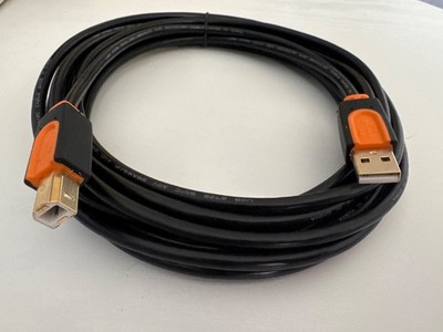 Printer Cable 15 ft USB Printer Cable USB 2.0 Type A Male to Type B M...