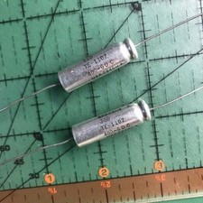 Sprague Axial Electrolytic Capacitor 400uF 6v TE1107 105'c Free Ship Audio x 20