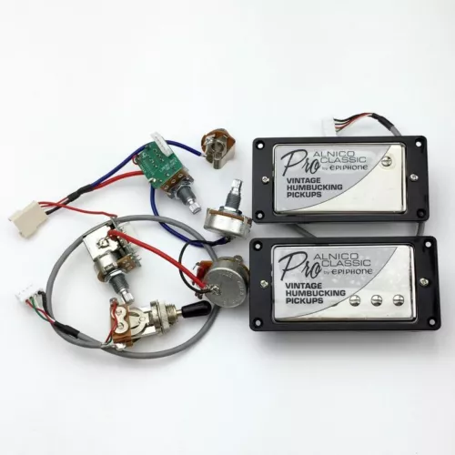 Epiphone ProClassic Alnico Guitar Pickups with Wiring Harness Pots Switches