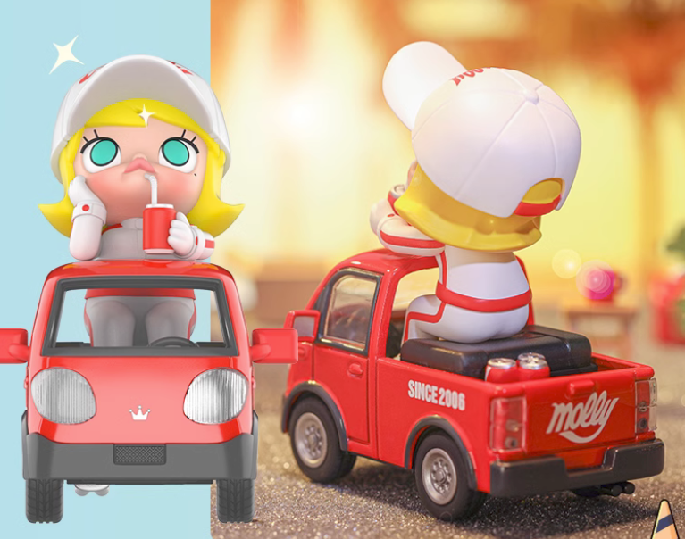 POP MART Molly Car Car Series Confirmed Blind Box Figure Toy POP MART Molly Car Car Series Confirmed Blind Box Figure Toy