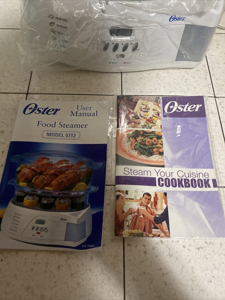 Oster 5712 Electronic 2Tier 6.1Quart Food Steamer NEW NO BOX !!! 34264408180 eBay