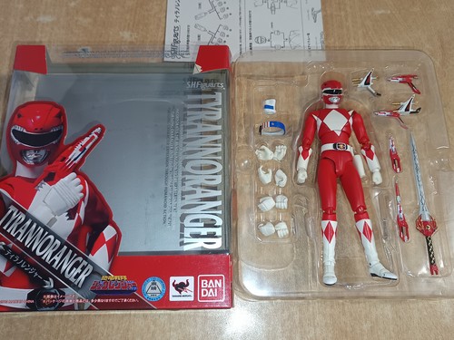 * C8 SH Figuarts(SHF) Mighty Morphin Power Rangers MMPR Red Figure Box ...