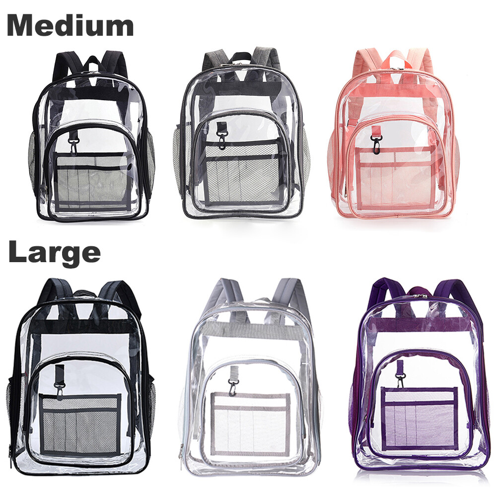 Clear PVC Heavy Duty School / Stadium Approved See Through  display picture 1