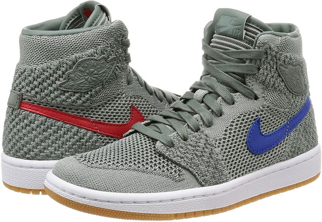 air jordan 1 flyknit clay green