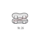 Renold BB 60-1-NO26 ANSI/AS Simplex Chain Conn Link With Spring Clip 3/ ...