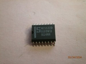 47 PCS NE5532D SOIC-16 IN TUBE, BY SIGNETICS, SOP8 DUAL LOW-NOISE OP AMP