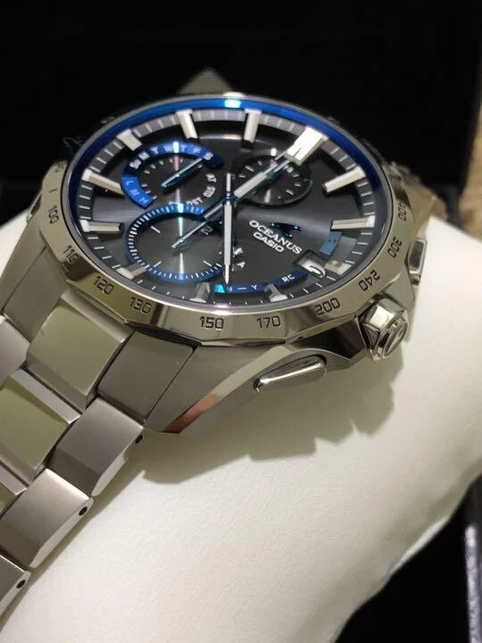 Casio Oceanus Manta OCW-S4000-1AJF Bluetooth Radio Solar Titanium