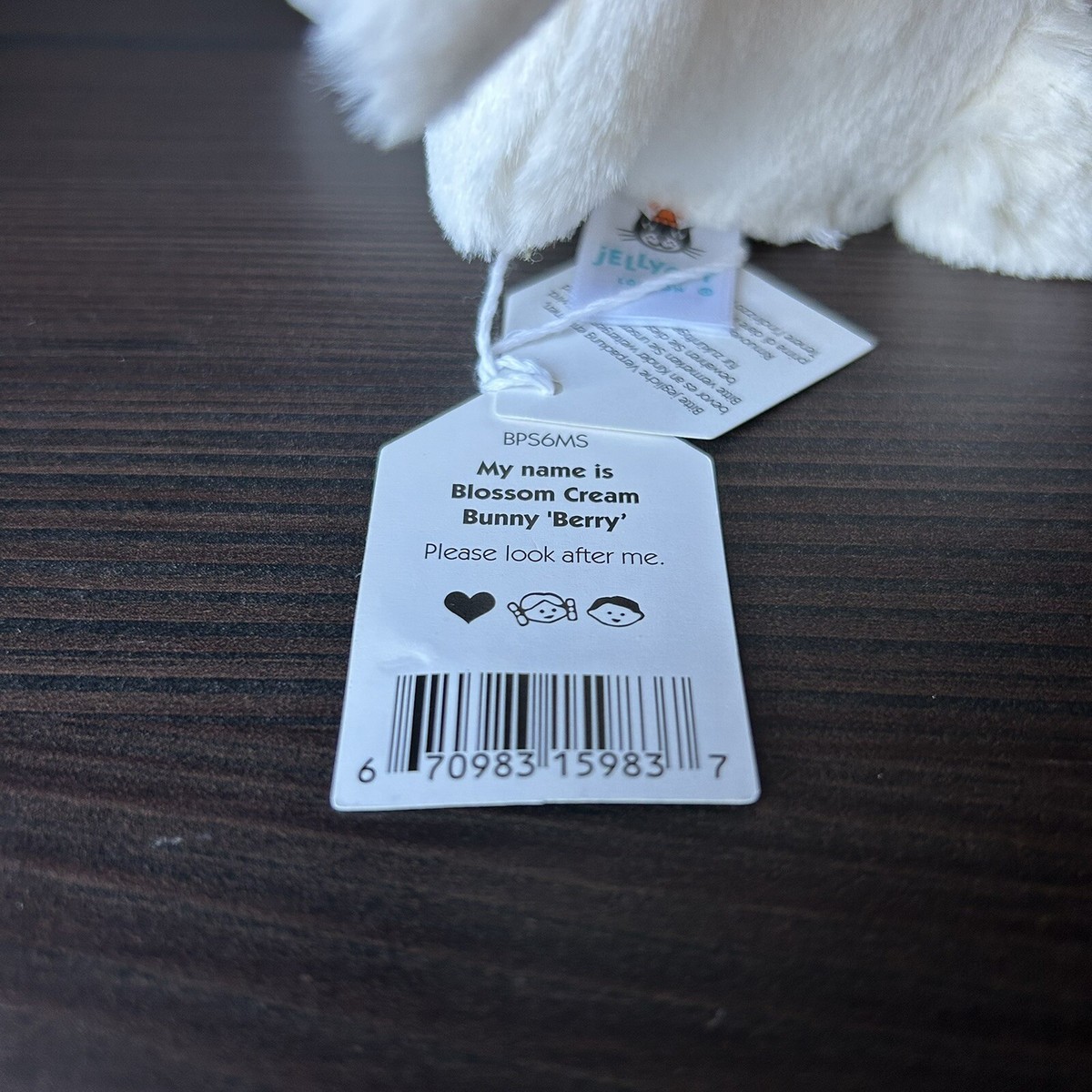  Blossom Cream Bunny Berry ベリー M Jellycat BLOSSOM CREAM BUNNY BERRY - Medium 12