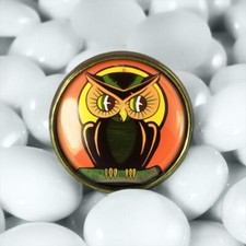 Cute Halloween Owl Retro Art Handmade Ring