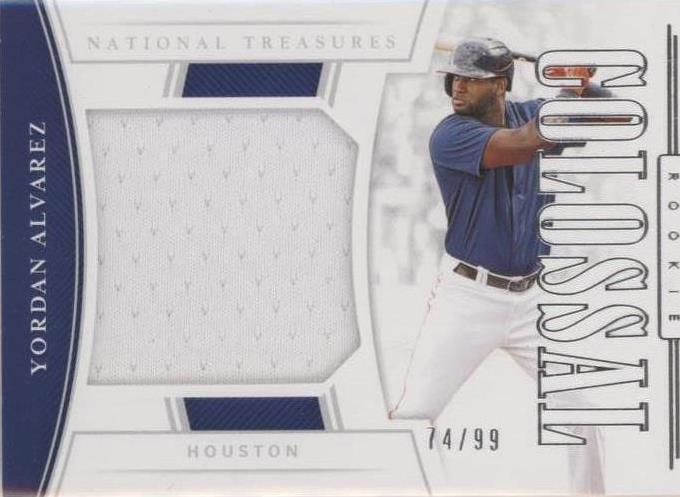 2020 Panini National Treasures - Yordan Alvarez #RCM-YA for sale