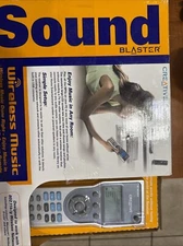 Creative Sound Blaster Wireless Music Player w RF Remote PD0390 Collectible Neww