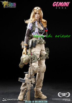 Damtoys 1/6 Combat Girl Series Gemini Zona DCG001 Action Figure