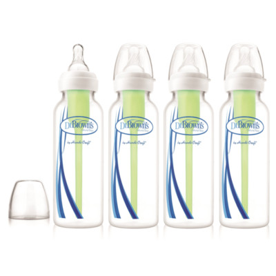 Dr. Brown s 8 Oz  4 Pack Anti Colic Baby Bottles New