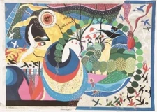 2002 Genesis, Raphael Abecassis “ADAM & EVE” Lithograp Art Unframed with COA