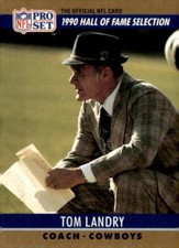 1990 Pro Set #28 Tom Landry
